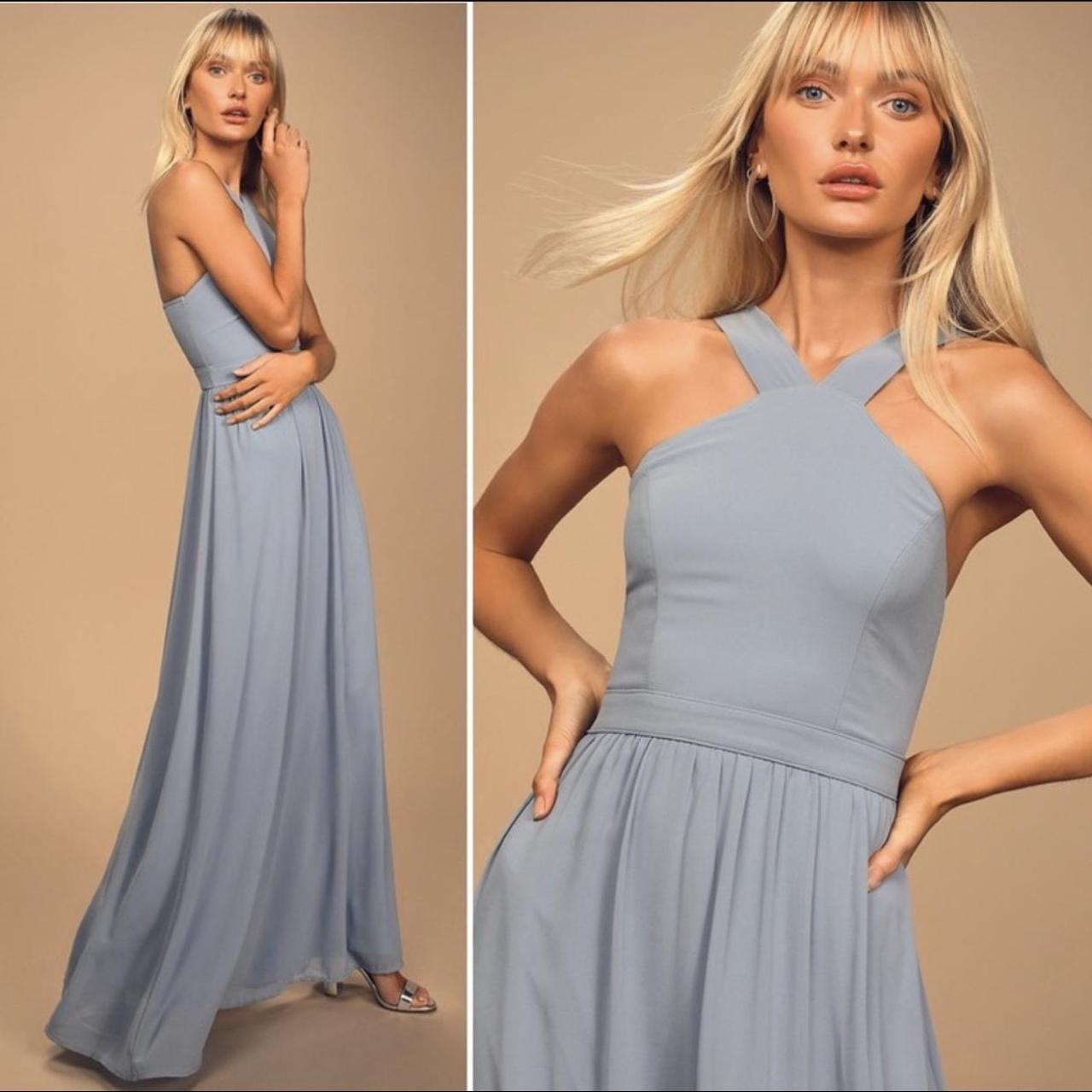 Light blue hotsell lulus dress