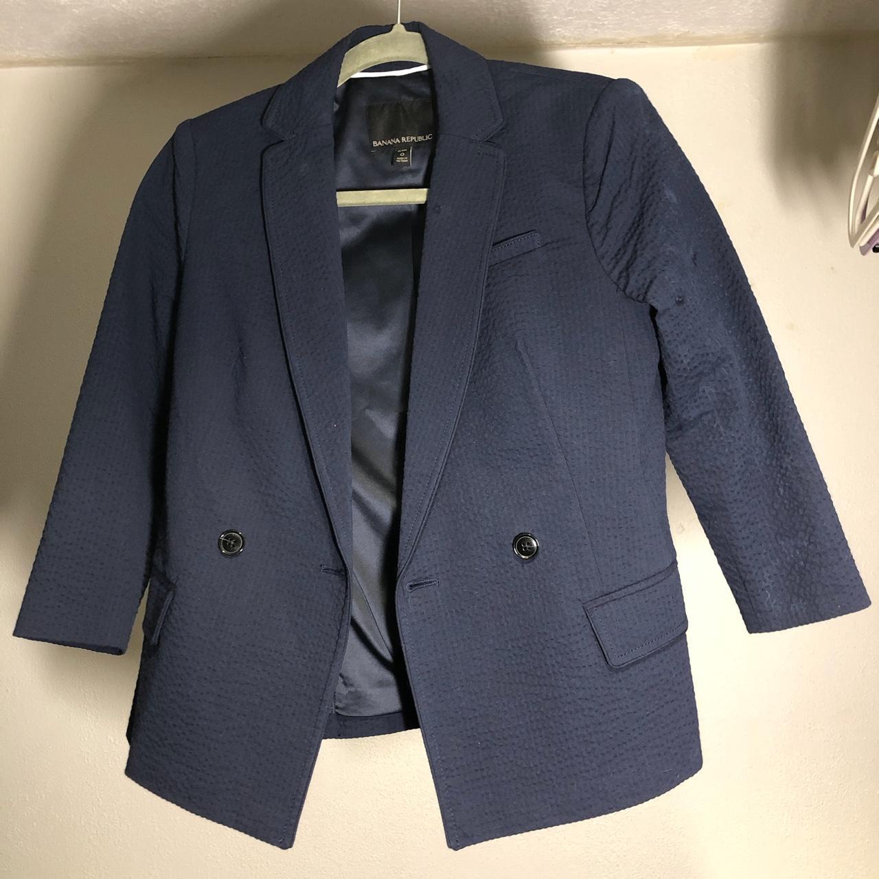 Banana republic blazer on sale petite