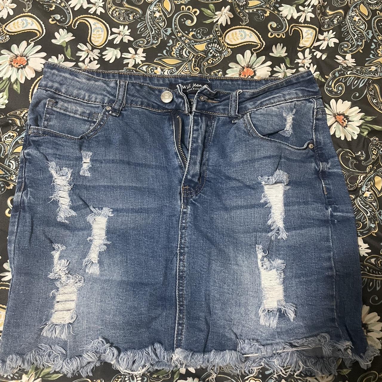 Denim Skirt #mini #denim #denimlooks - Depop