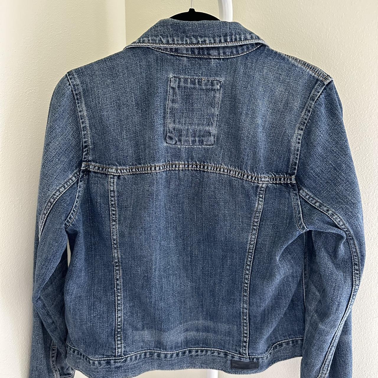 Abercrombie & Fitch Women's Blue Jacket | Depop