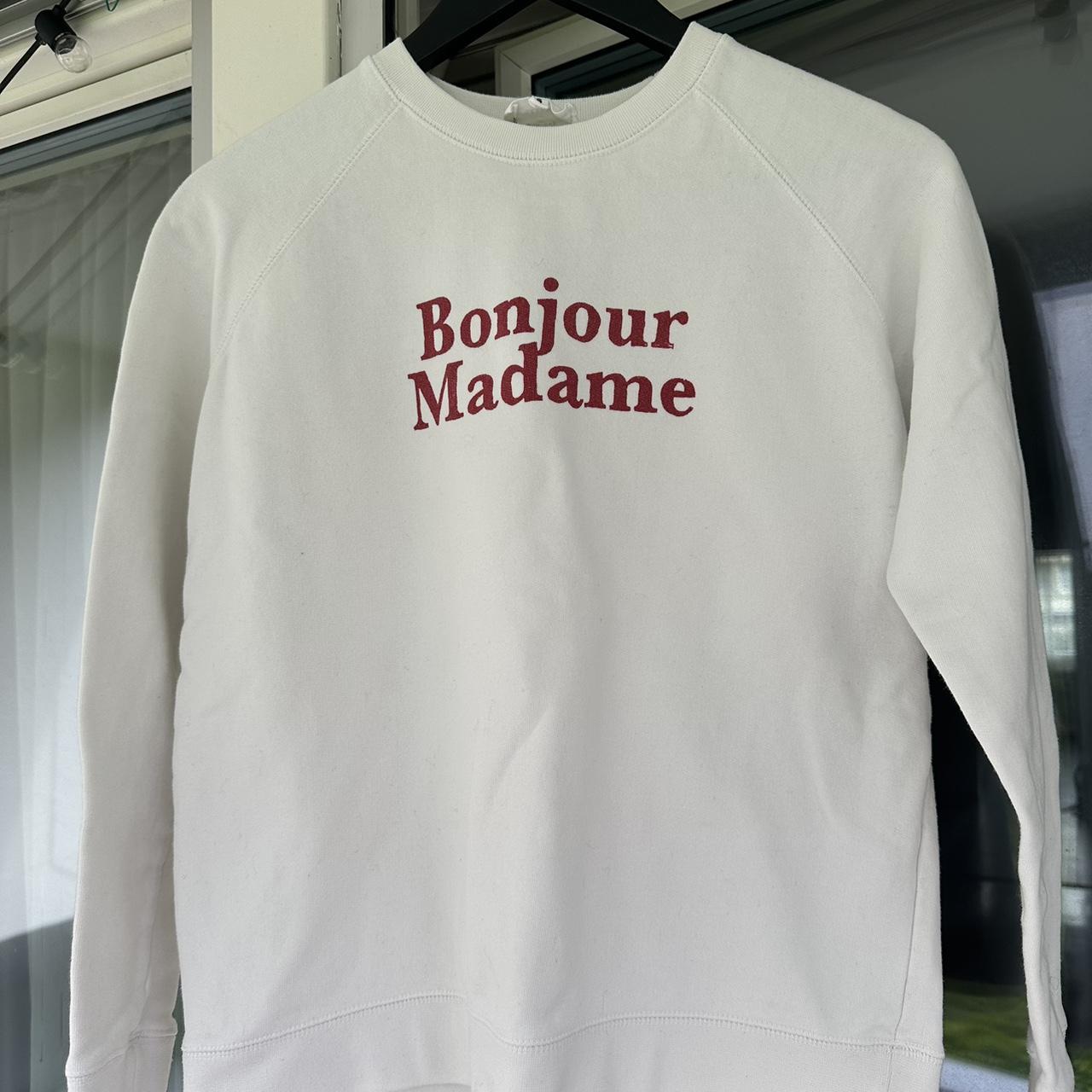 Sezane x Hotel Magique Bonjour Madame Sweatshirt S