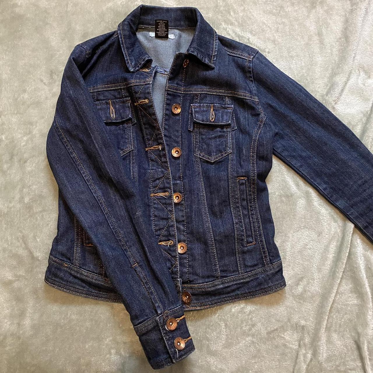 Earl Jean denim jacket really nice stitching and in... Depop