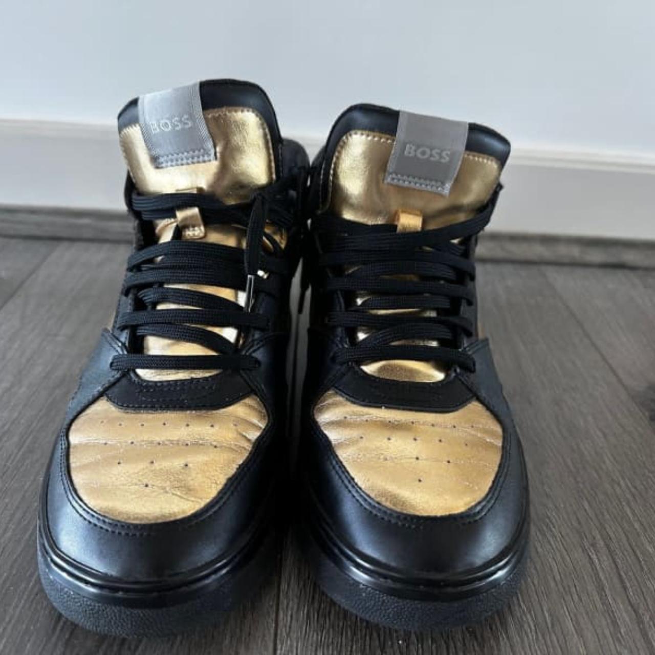 Boss gold trainers online