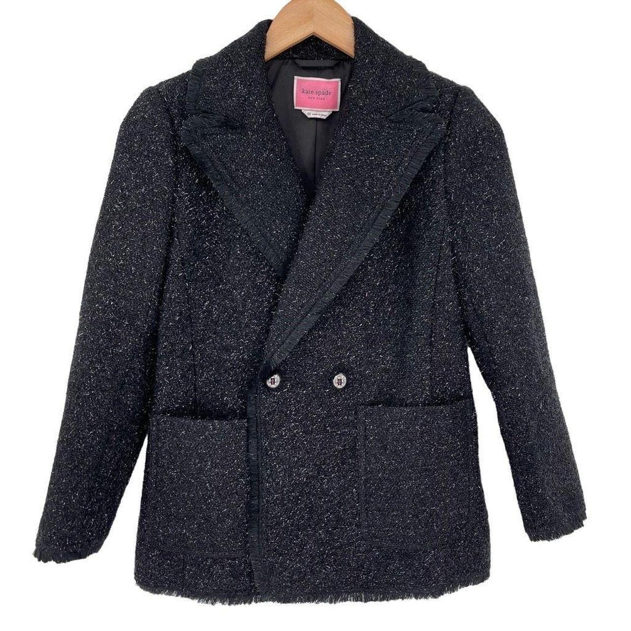 Kate spade double breasted on sale coat