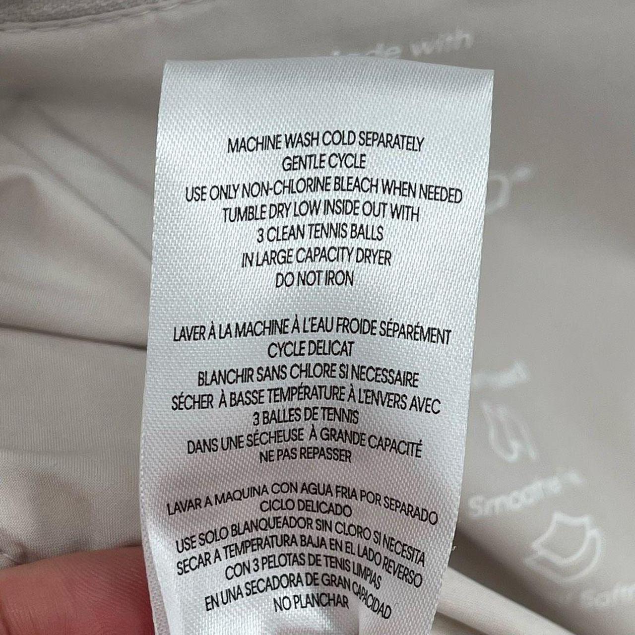 calvin klein care label jacket