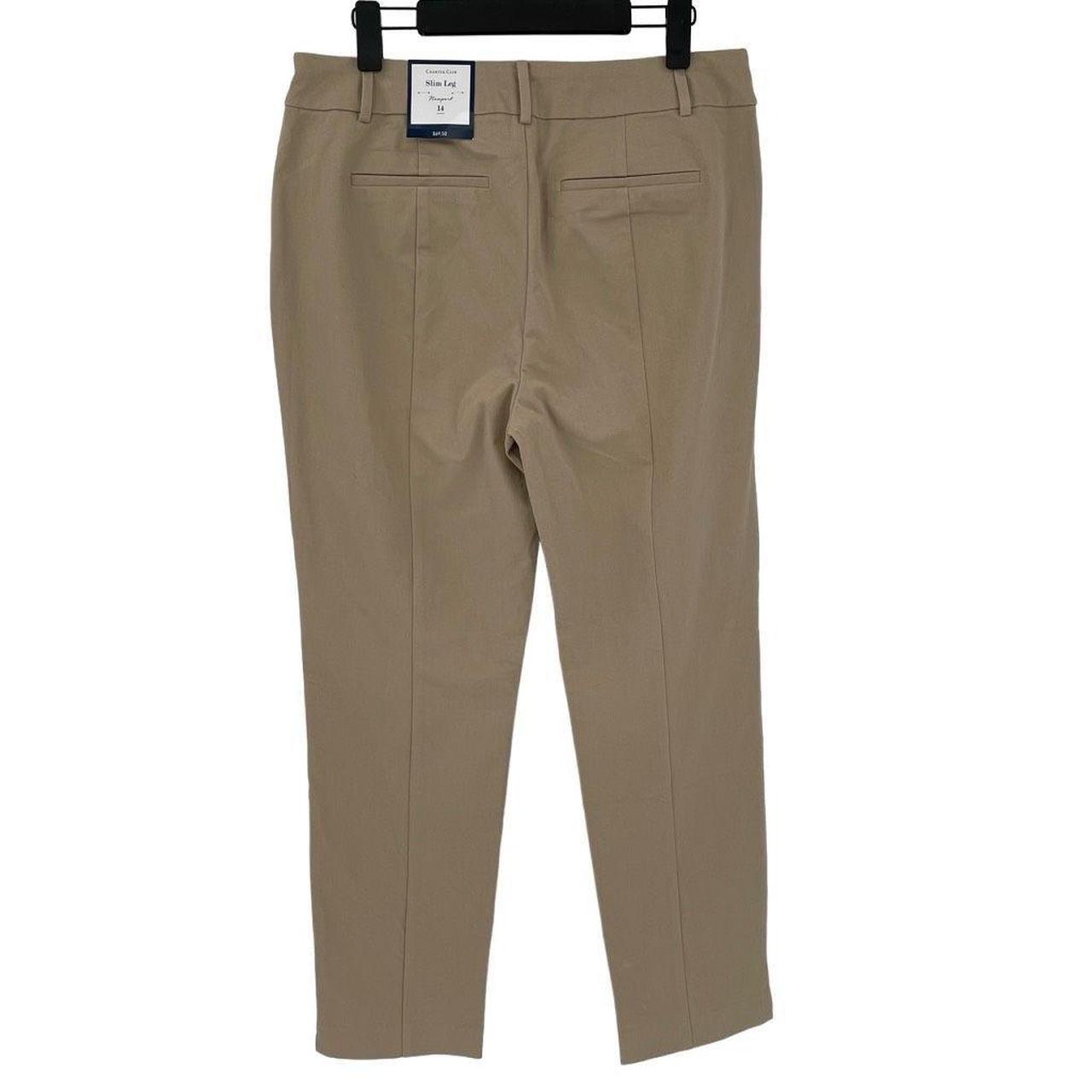 Charter club outlet slim leg pants