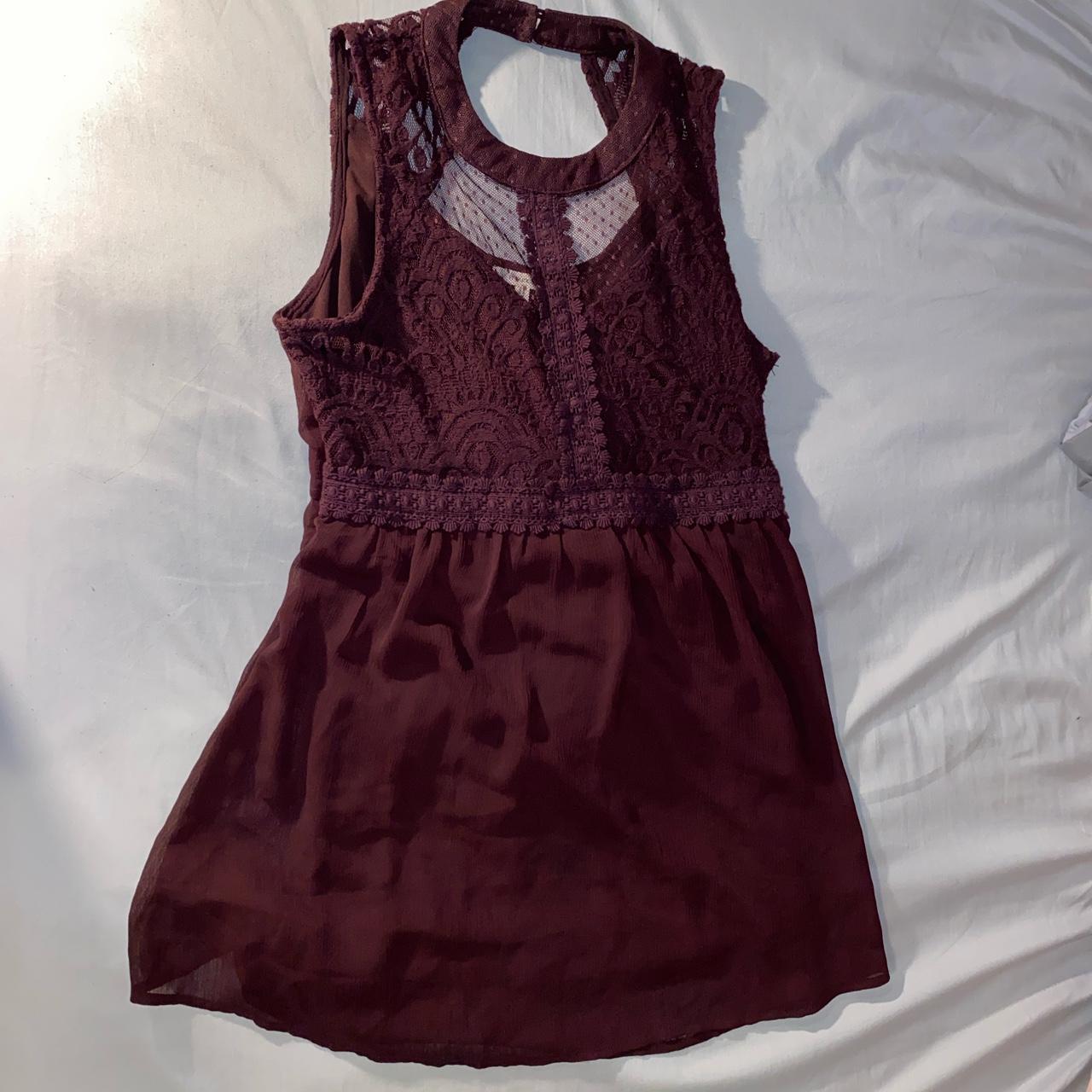 Maurices hotsell burgundy dress