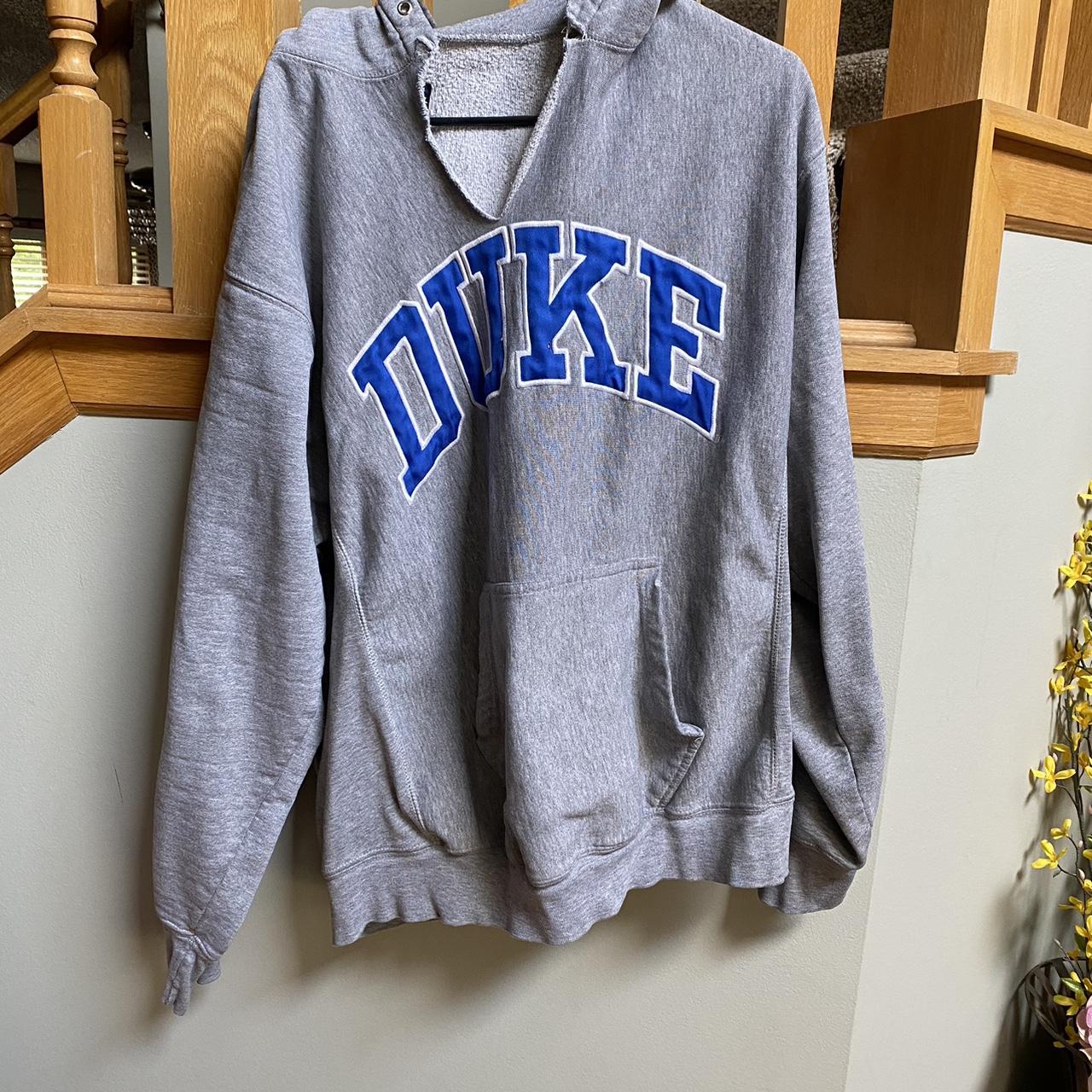 Duke Blue Devils hoodie size large. Small flaw by... - Depop