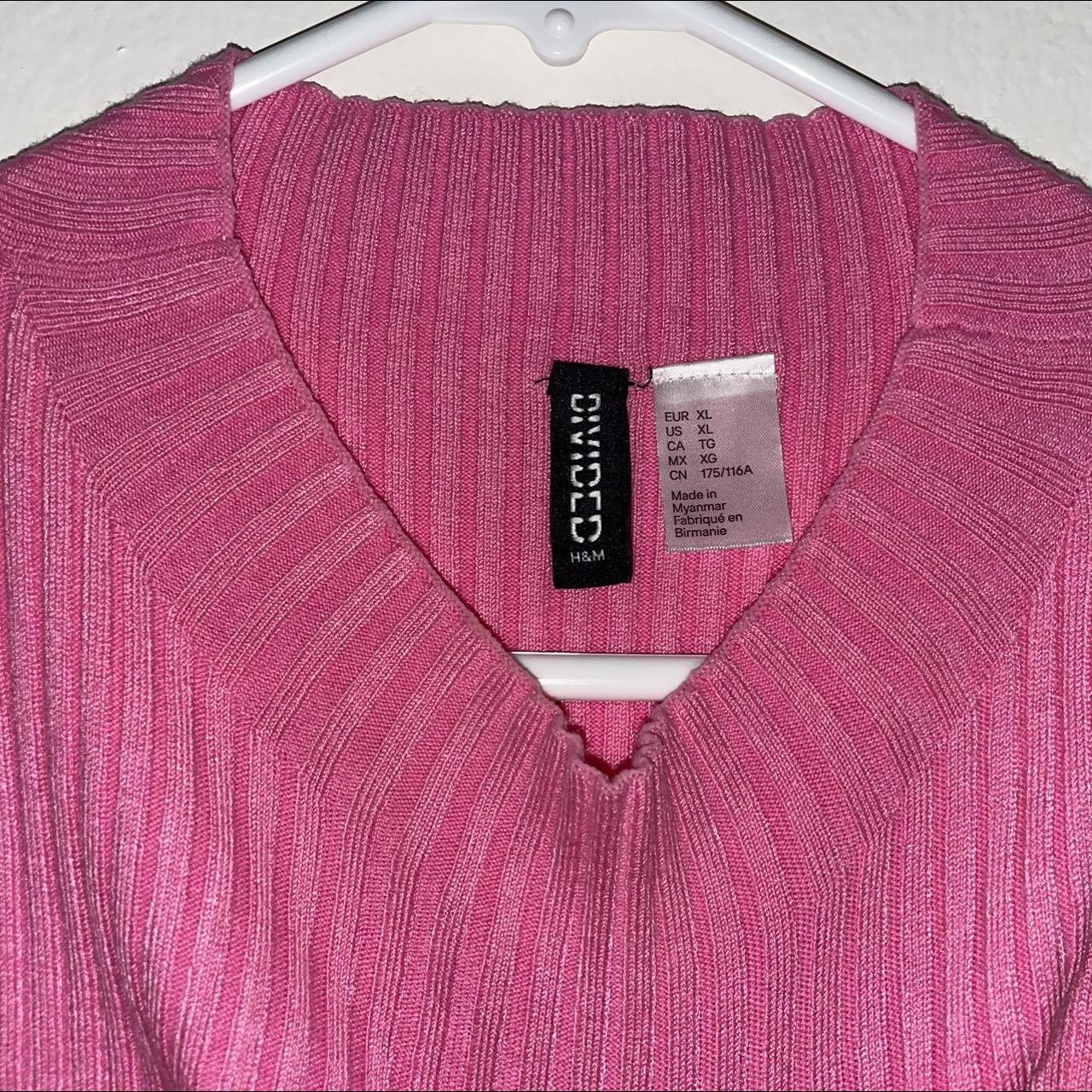 H and hotsell m pink blouse