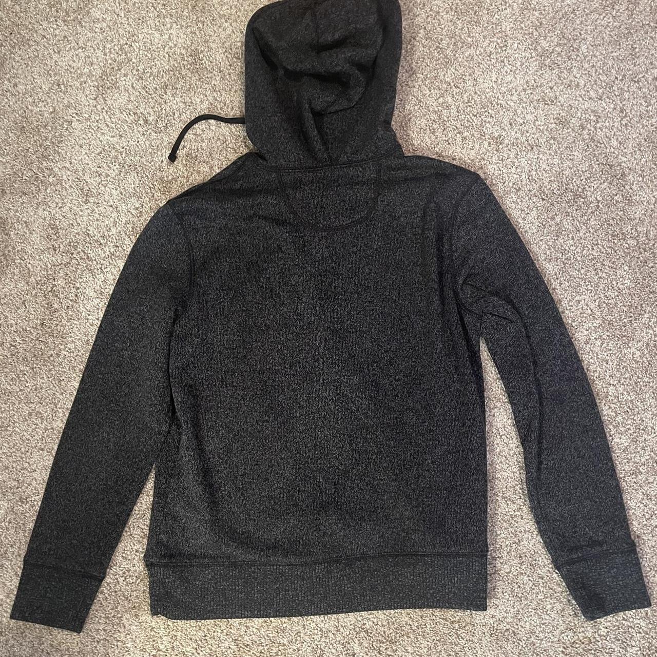 Van Heusen Men's Black and Grey Hoodie Depop