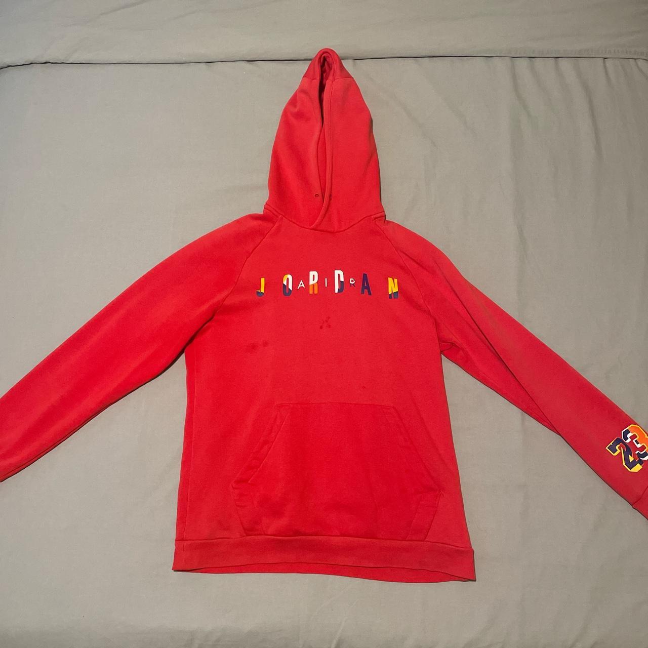 hoodie with jordan shoes on it