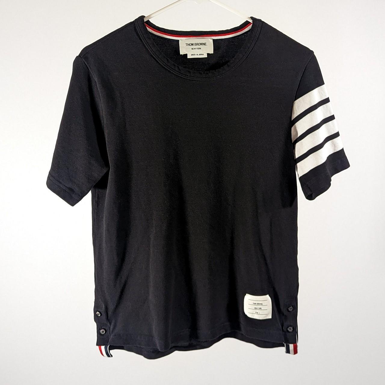 Thom Browne 4 Bar Cotton Jersey -Luxury Fashion | Depop