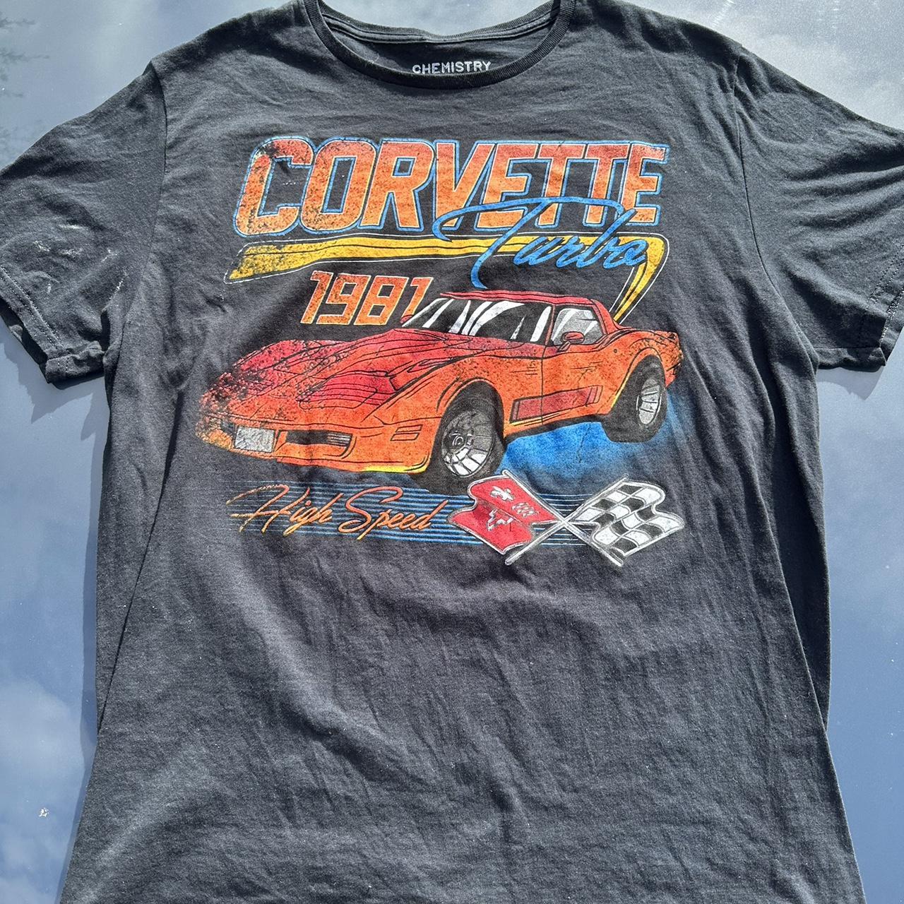 Vintage Corvette shirt - Depop