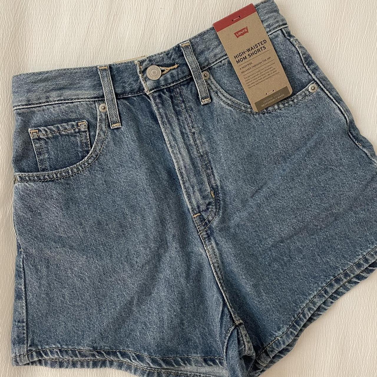 Levi Jean Shorts - High Waisted - Depop