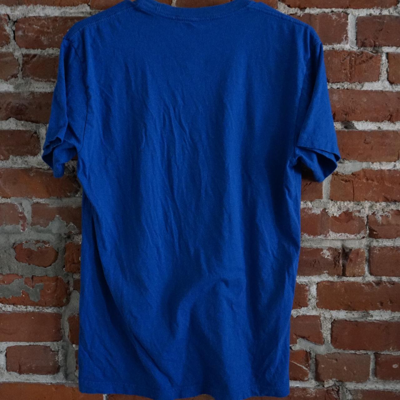 Mitchell and Ness Kansas City Kings Blue Coaches Script Short Sleeve  Fashion T Shirt