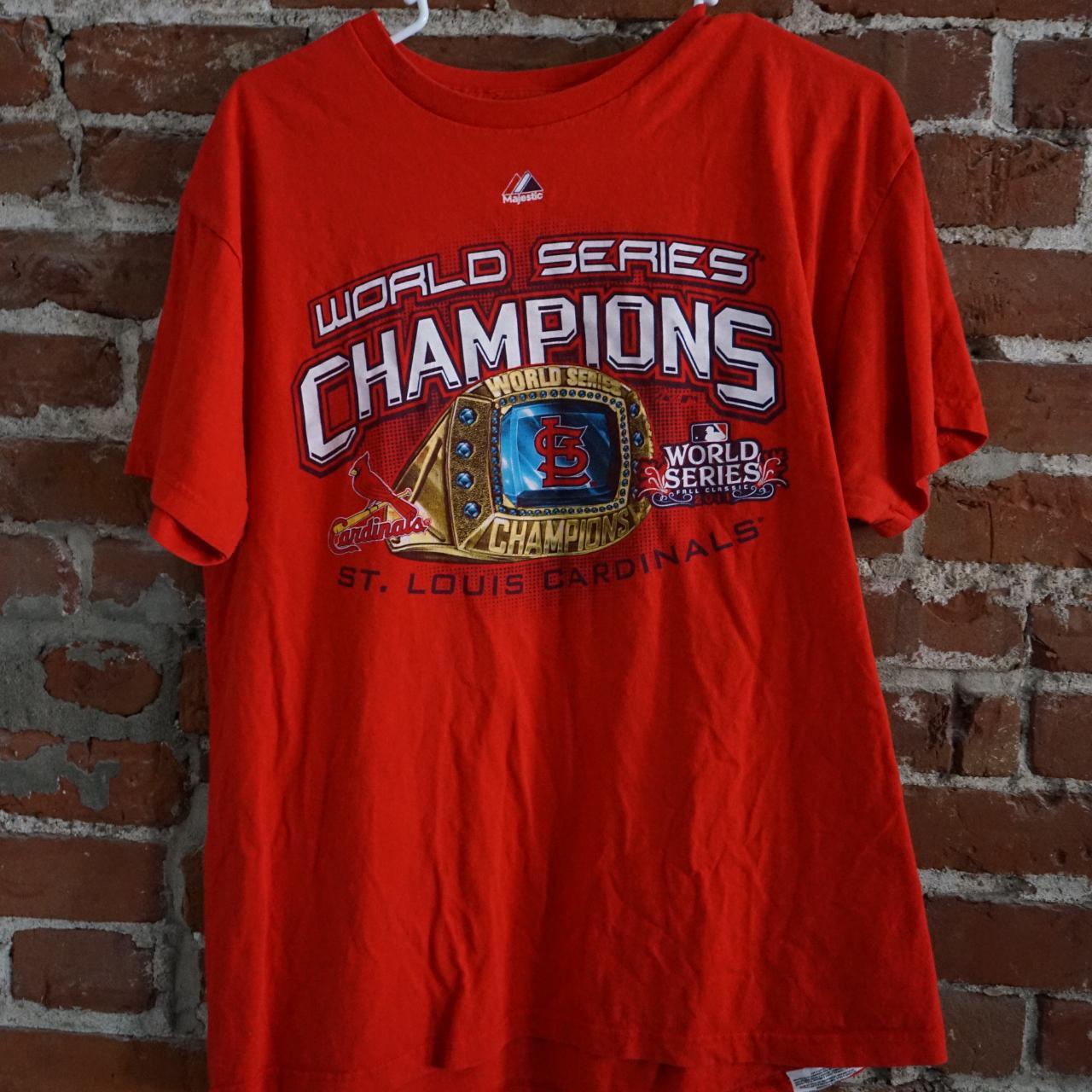 St. louis Cardinals World Series Champions 2011 T Shirt Size L