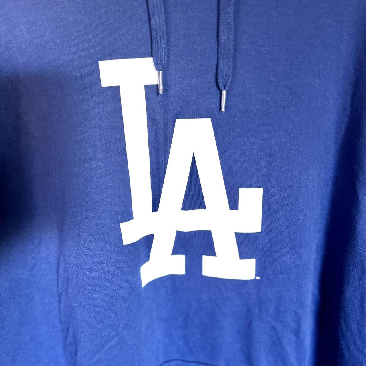 Men's XL Dodgers baseball hoodie super soft material - Depop