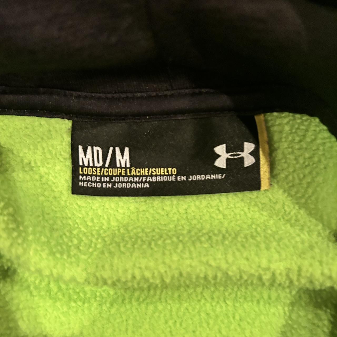 Under Armour Men's Yellow and Black Hoodie | Depop