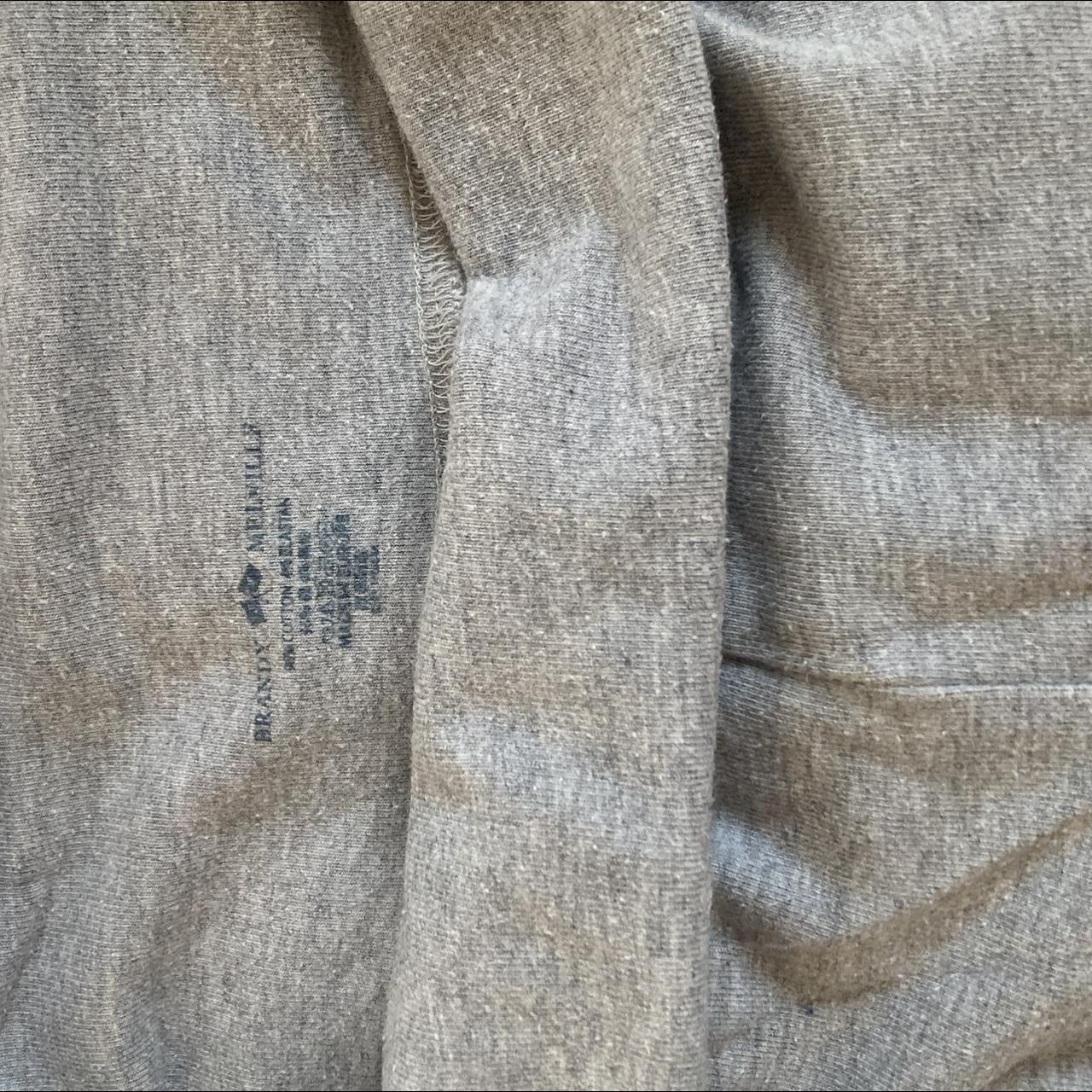 Brandy Melville gray flare leggings Can be folded... - Depop