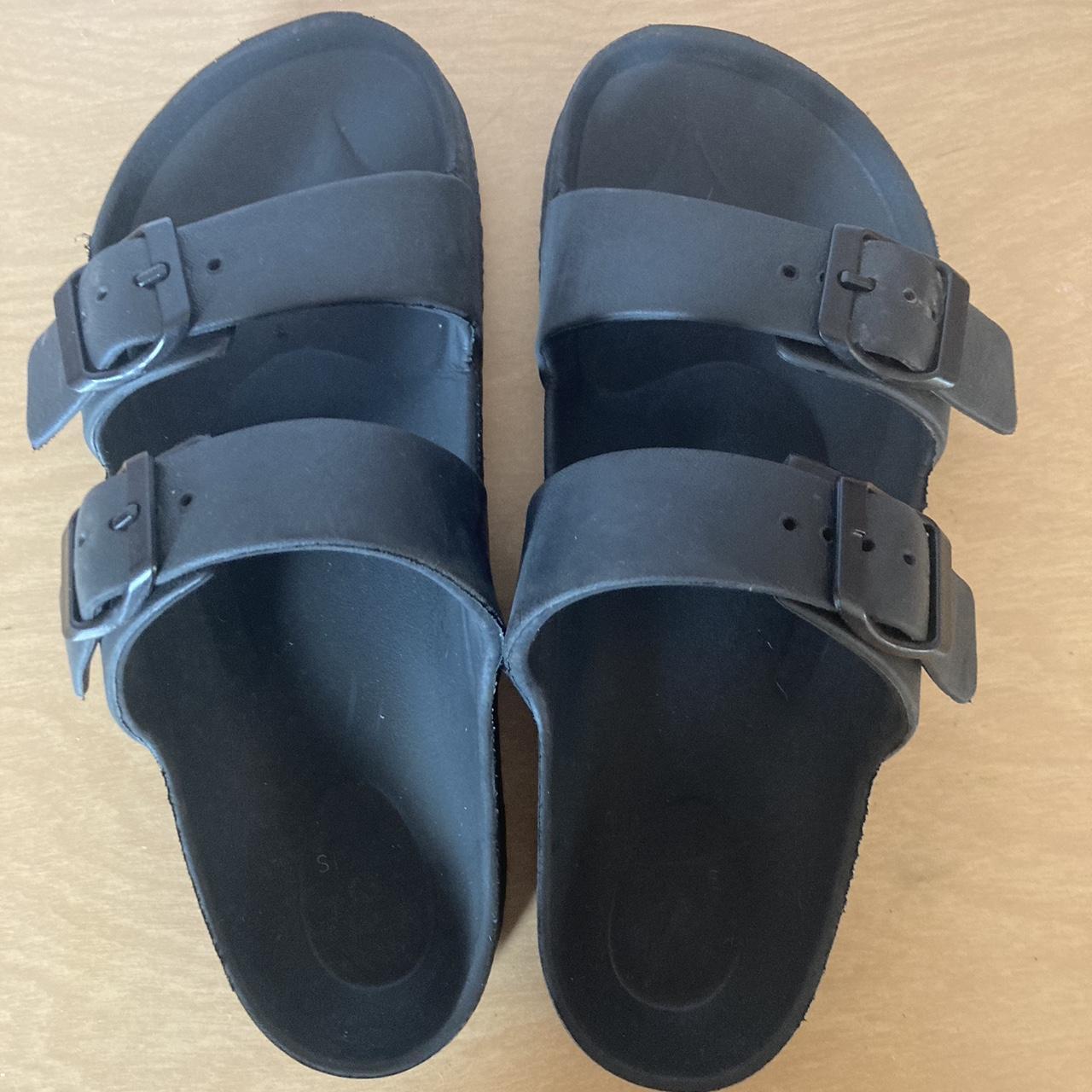 Black target sandals Just someone who will wear them... Depop
