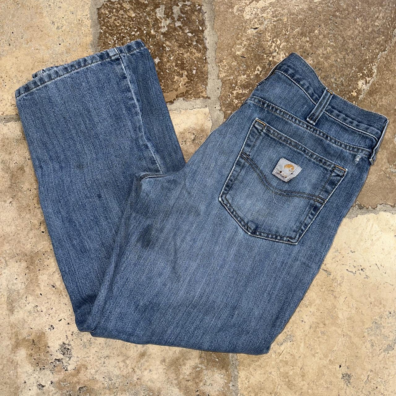 Carhartt jeans 34x30 Clean now, pics were taken... - Depop