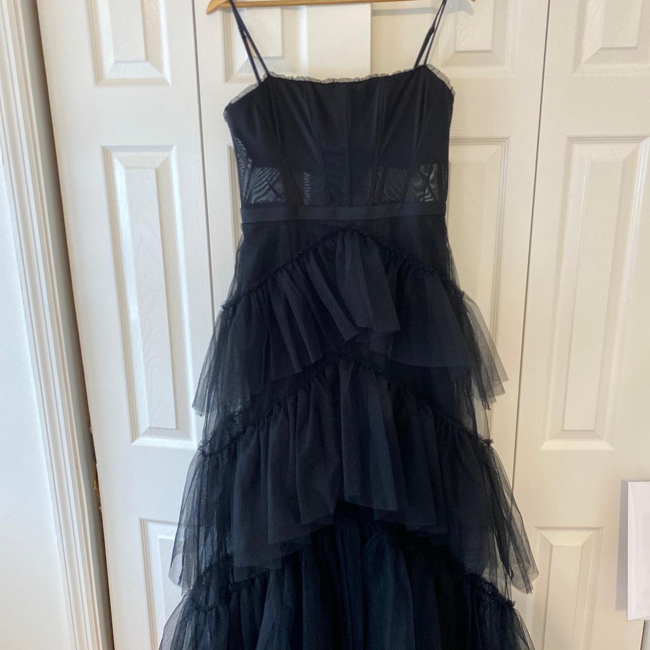 Bcbgmaxazria tulle corset essential gown best sale