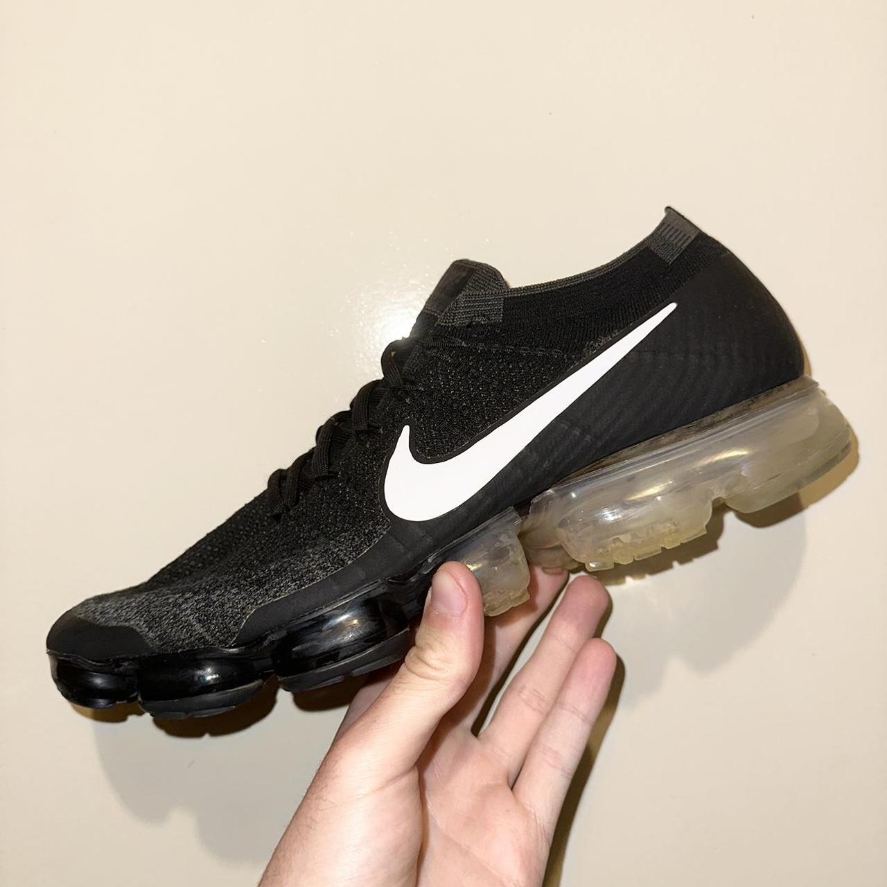 Nike Air Vapormax 1 NikeID Black White Men s size. Depop