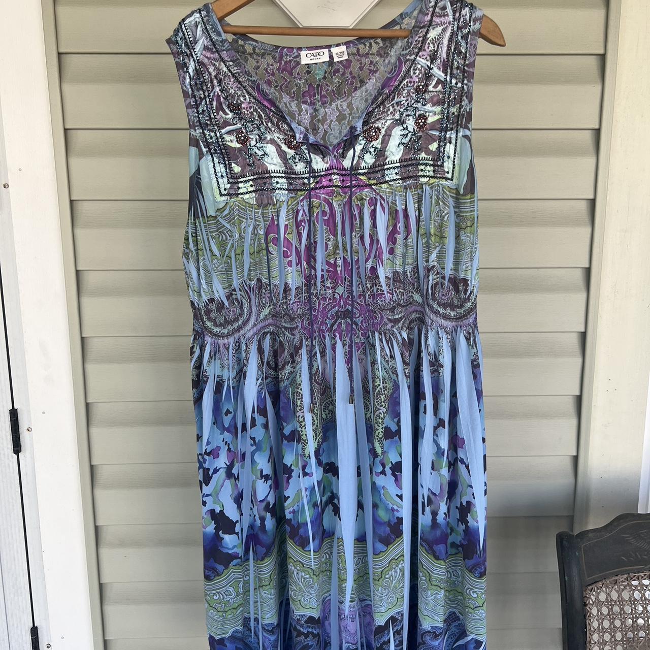 Cato blue outlet dress