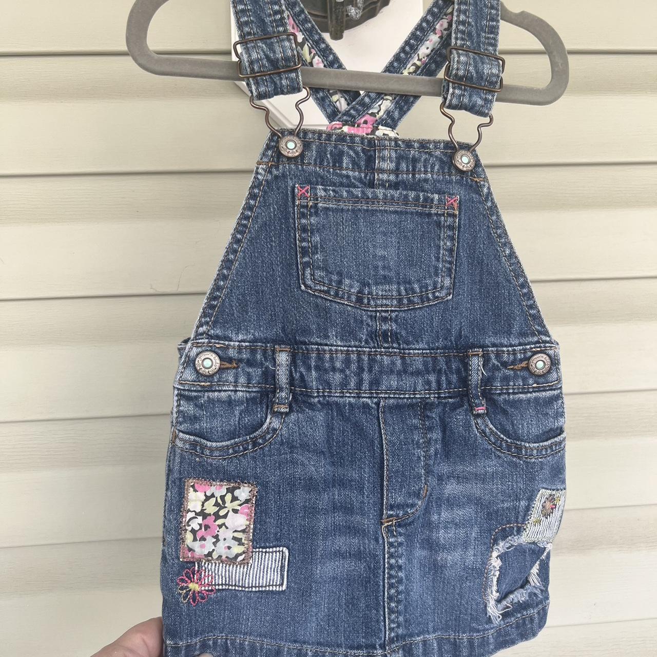 Genuine Kids from Oshkosh denim overall dress- 18M... - Depop