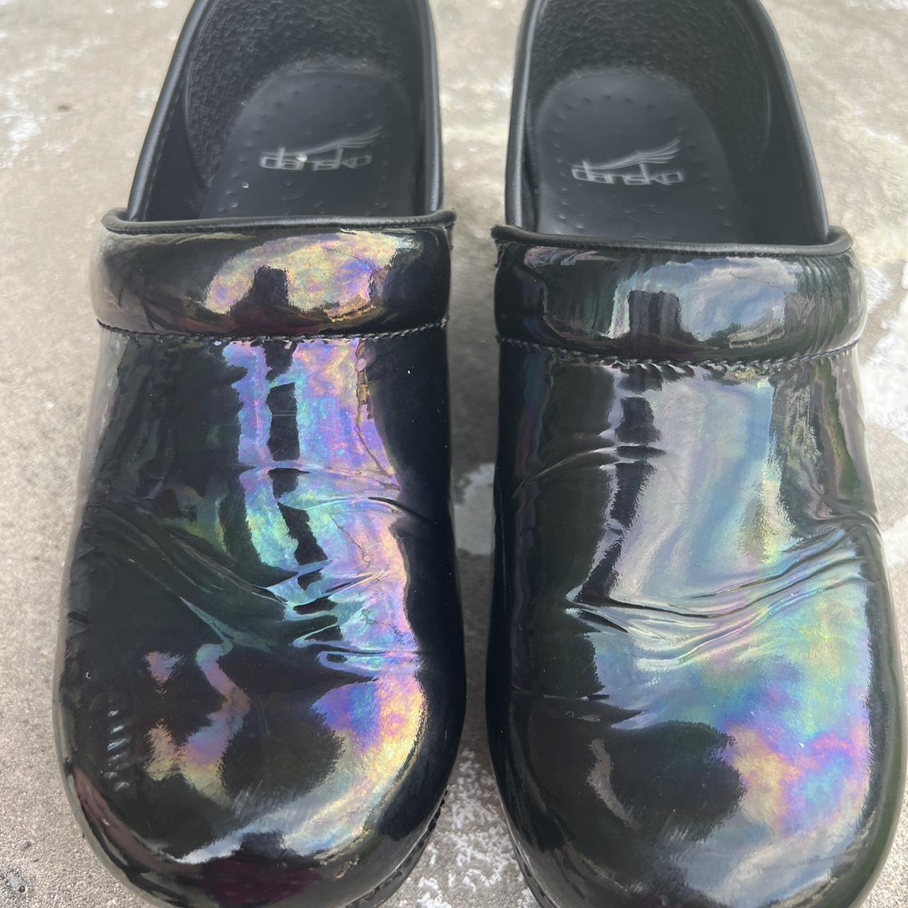 Iridescent best sale dansko clogs