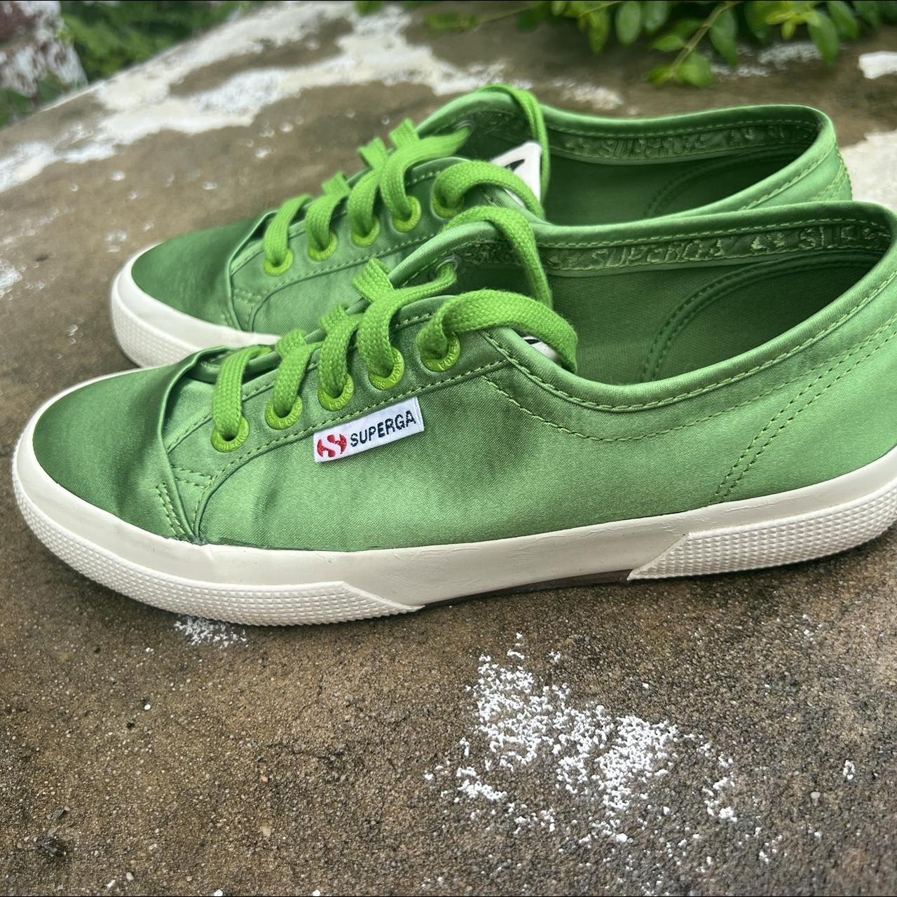 Superga Cotu Womens 6 Men s 4.5 US Lime Green Depop