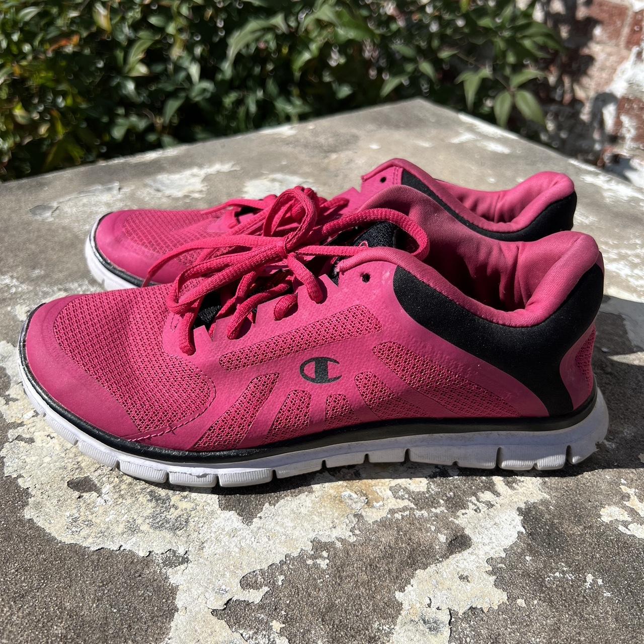 Champion Women 7.5 Watermelon Hot Pink Athletic Shoe. Depop