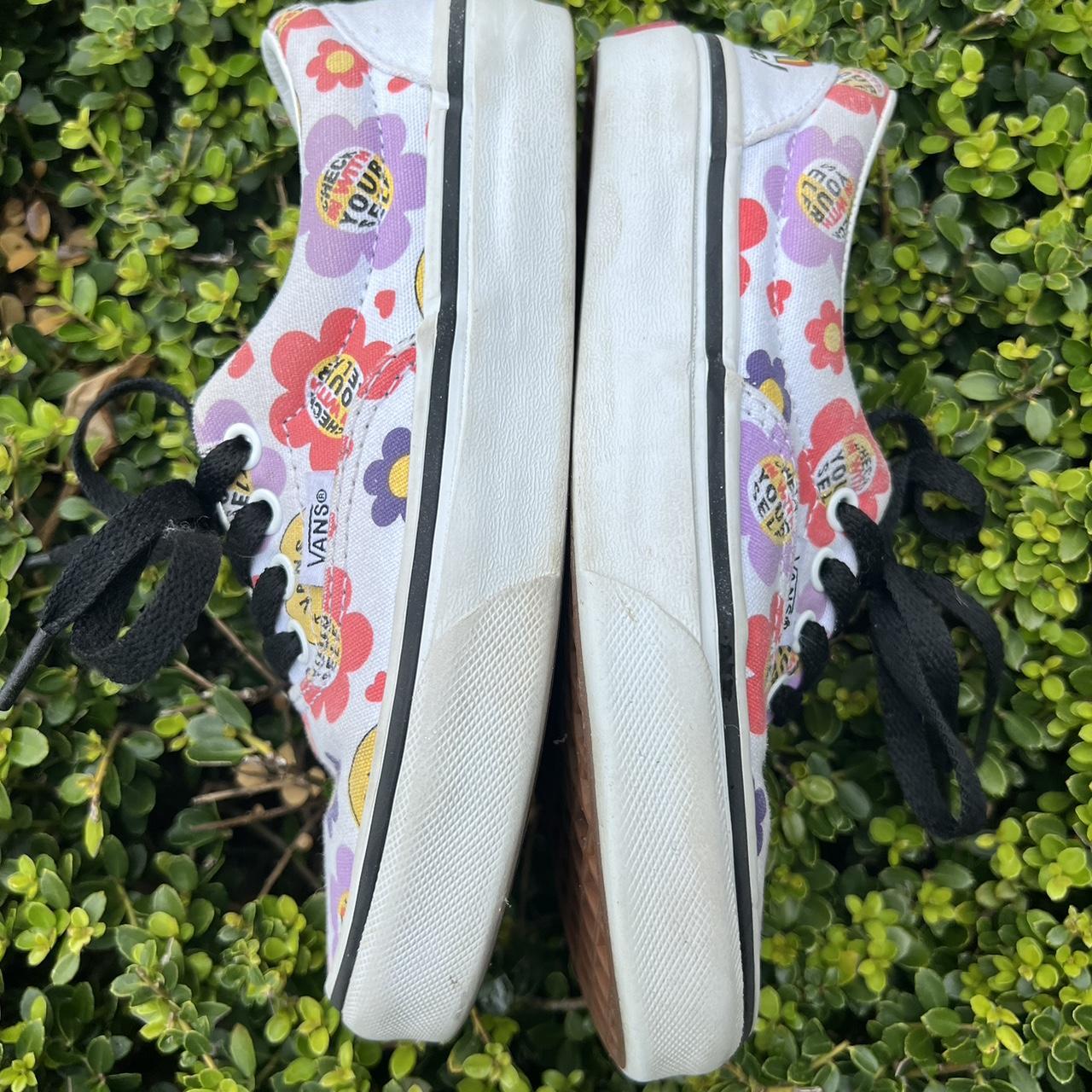 Van's Hey! You're Awesome! Flowers Smiley Kids Depop