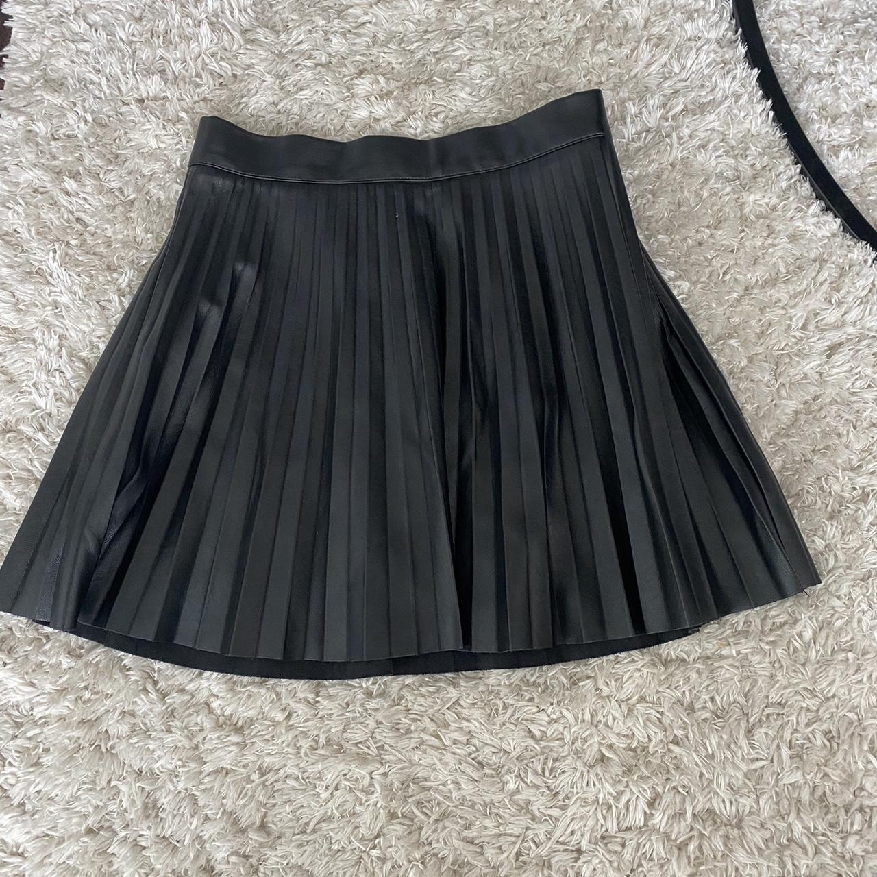 Faux leather hotsell dance skirt