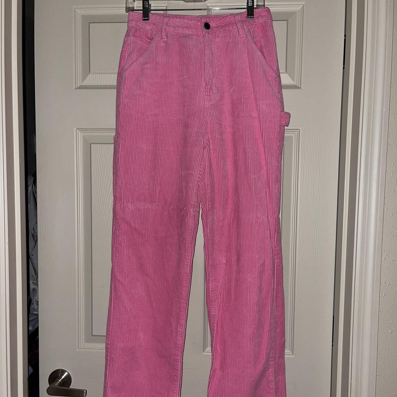 Pacsun pink corduroy store pants