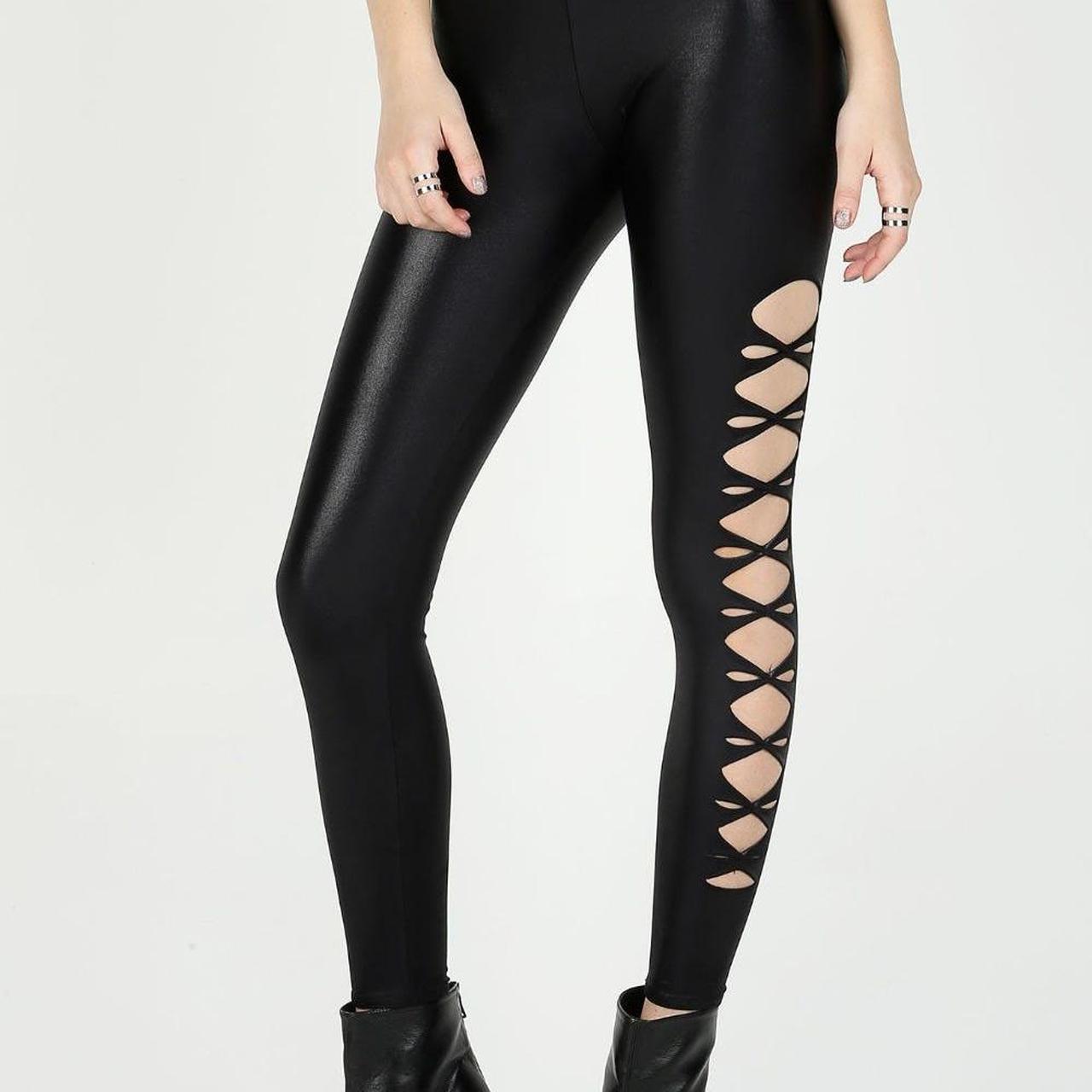 Black milk clearance wet look leggings