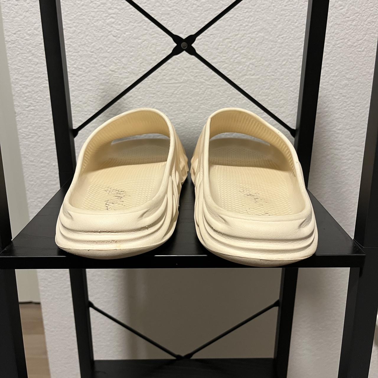 Men's Slides - Cream/White - US 11 – Foam Slides … - image 5