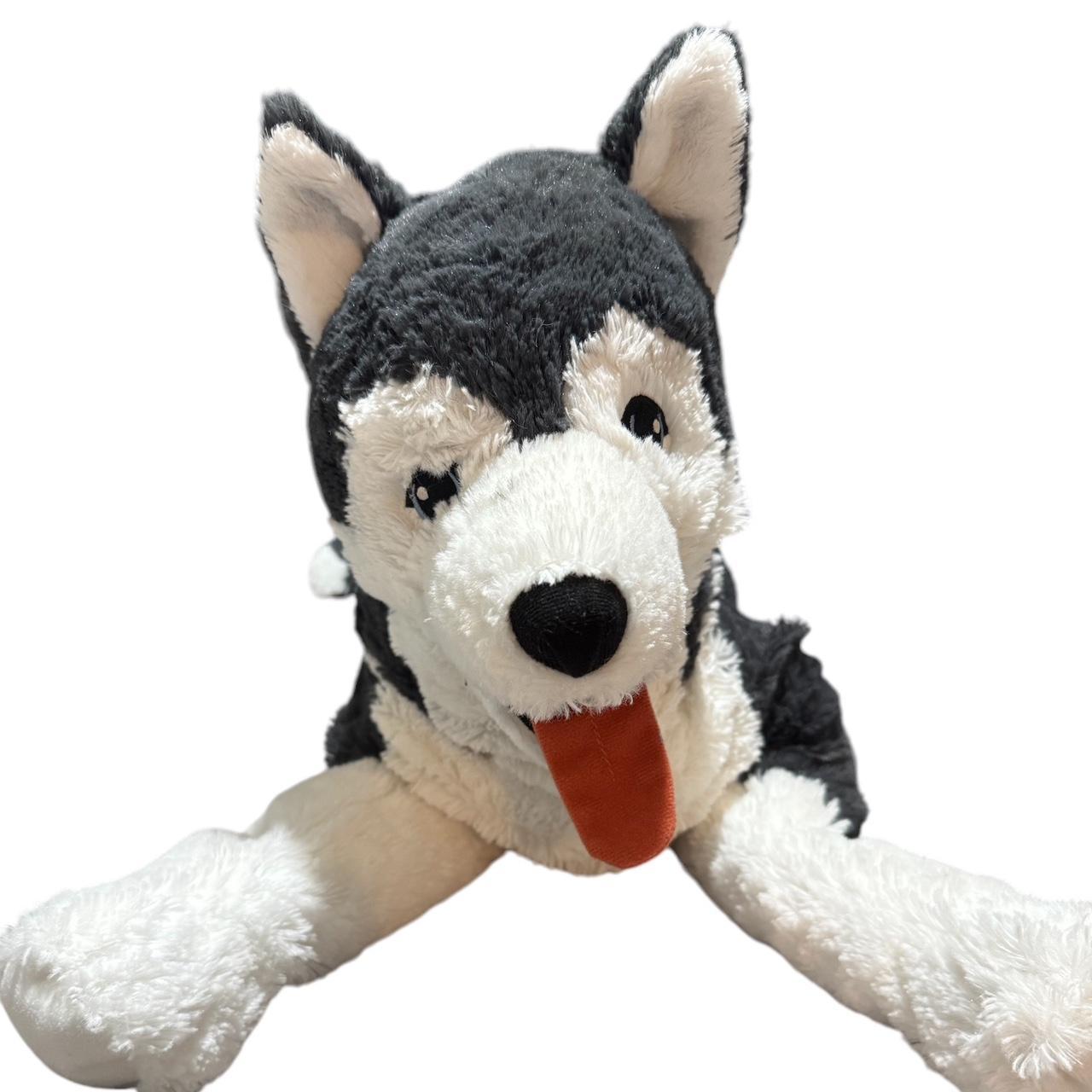 Ikea Siberian Husky Wolf Plush Stuffed Animal Dog. Depop