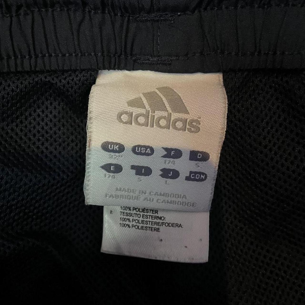 vintage adidas baggy track pants / tracksuit bottoms... - Depop