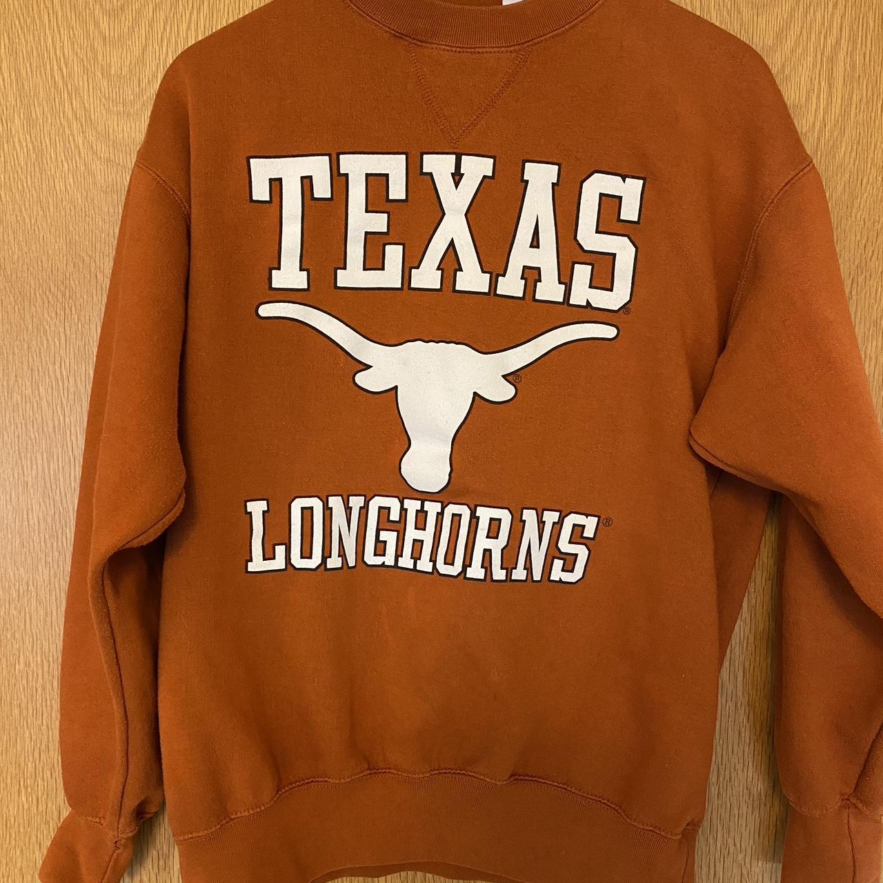 Vintage Texas Longhorns orange sweatshirt Medium Depop