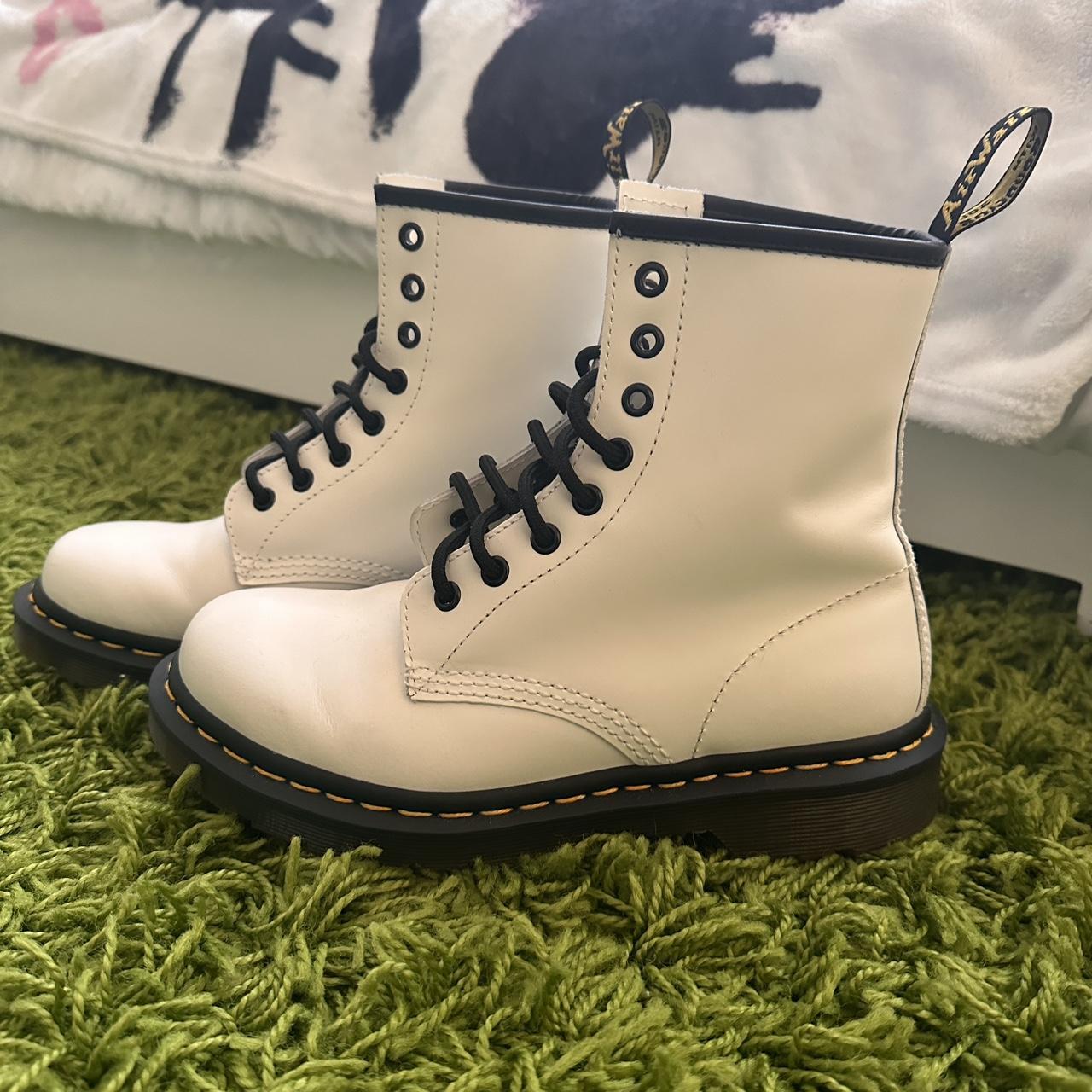mens white dr martens boots
