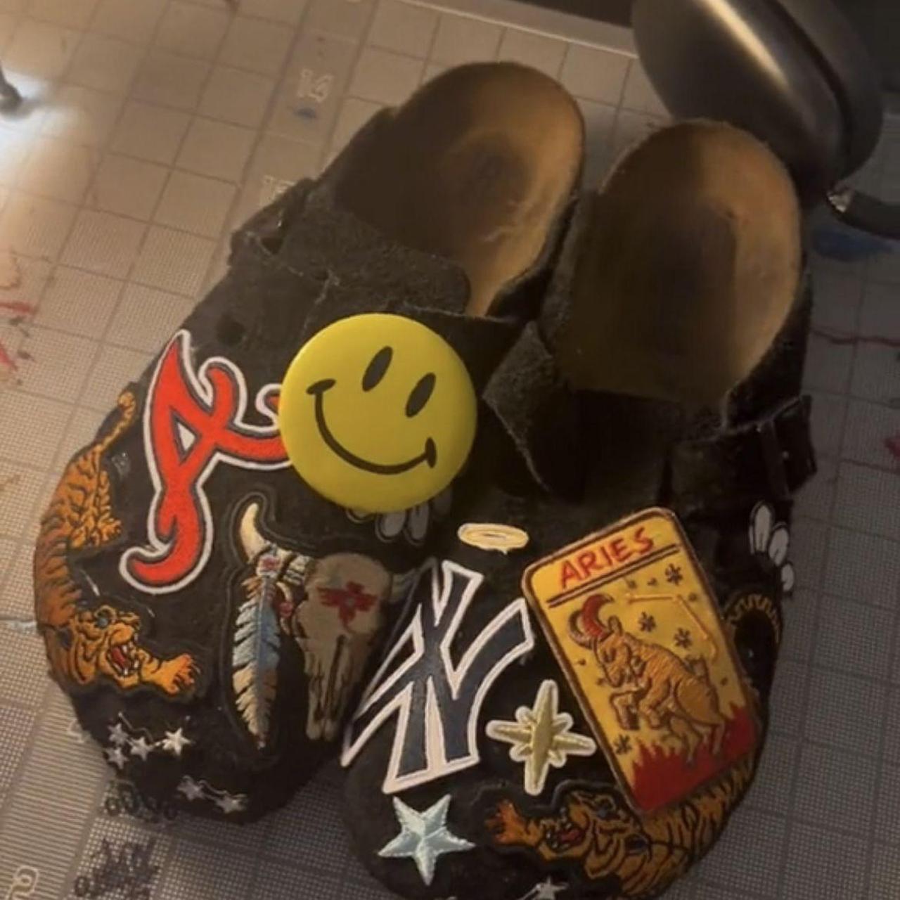 faux leather birkenstocks