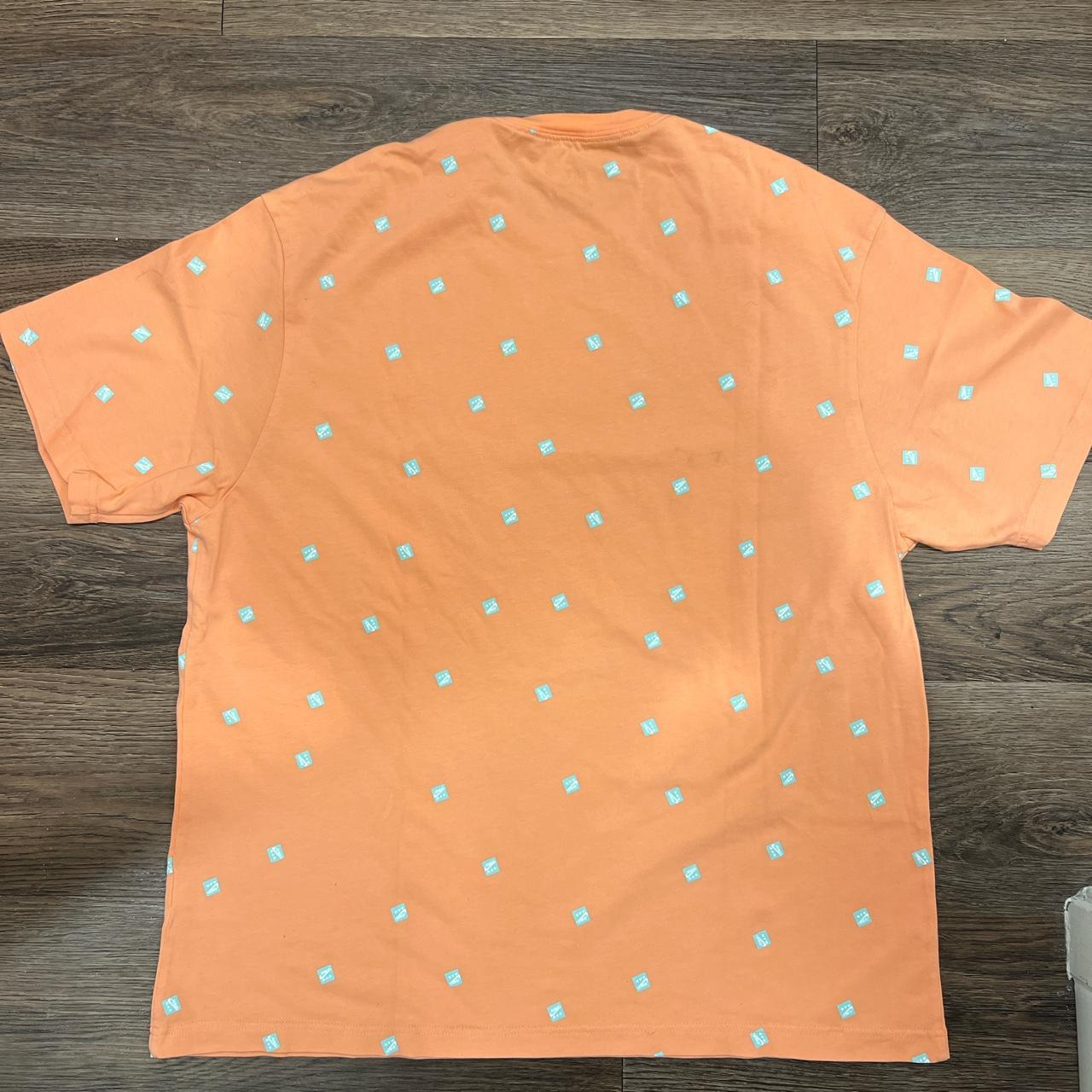 Jordan Men's Orange T-shirt | Depop