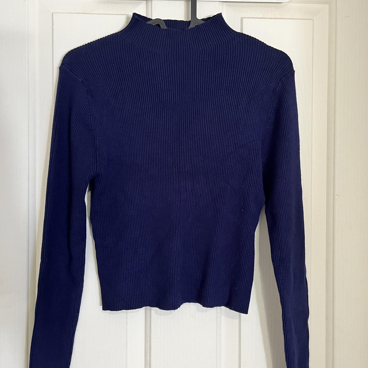 Oxford brand knit. Light navy colour. Mock neck.... - Depop