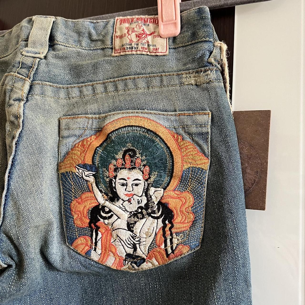 True Religion Bobby KamaSutra embroidered... - Depop