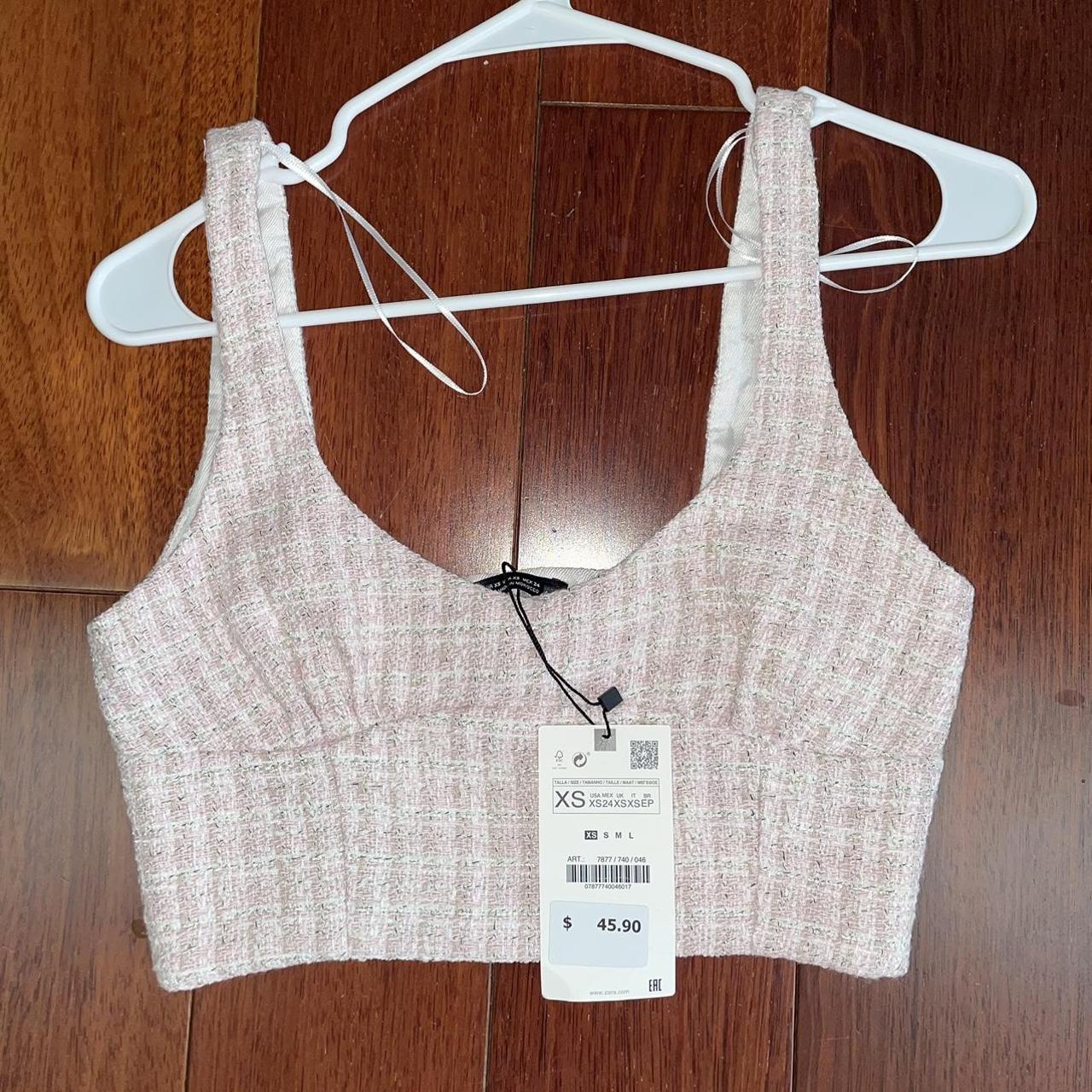 Brand new Zara “corset” top xs zara corset Depop