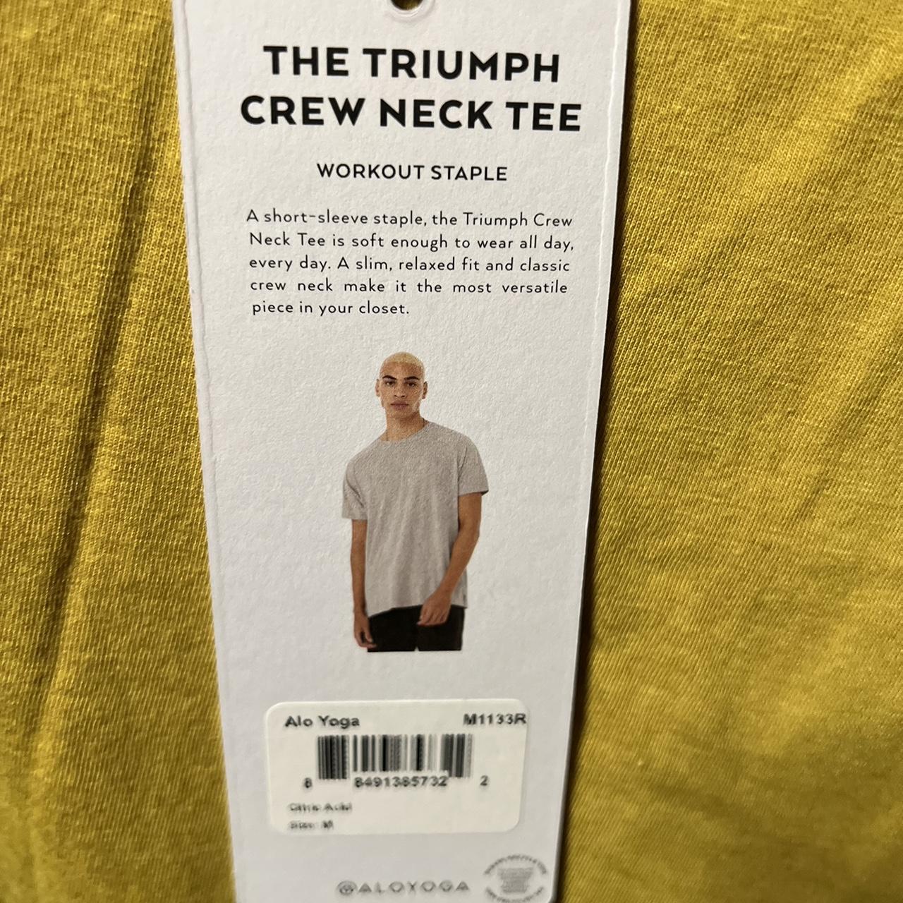 Alo yoga Triumph crew neck tee Size medium Depop