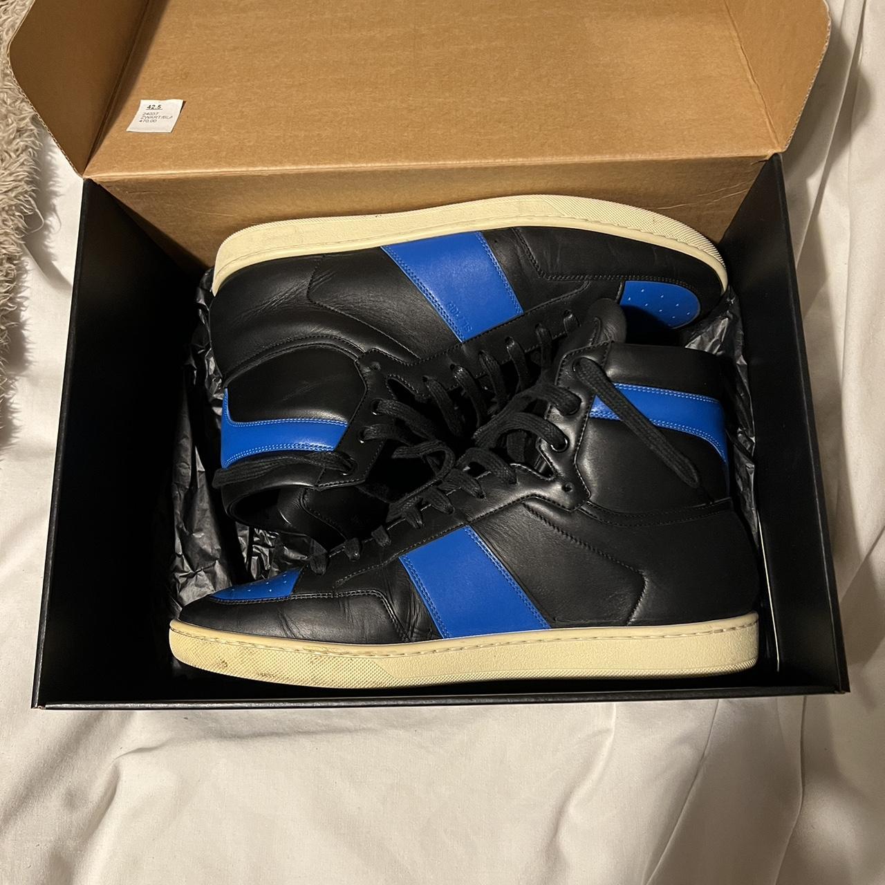 Saint Laurent Paris High Top Sneaker SL10H royal