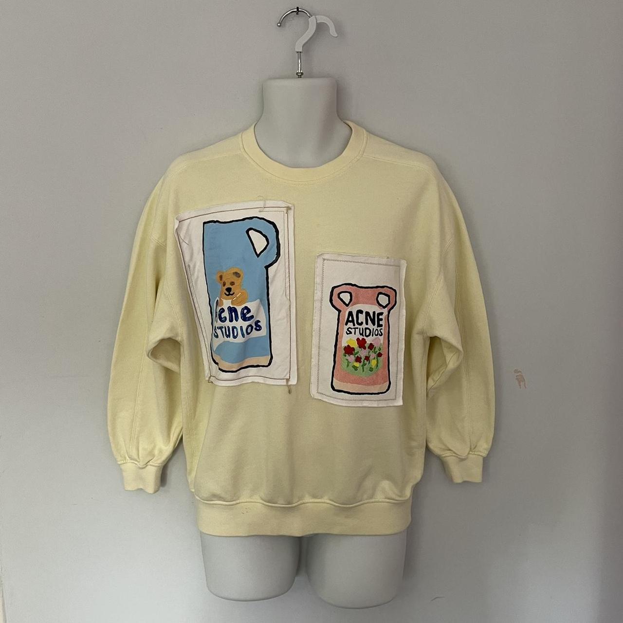 Acne studios bear sweatshirt hot sale