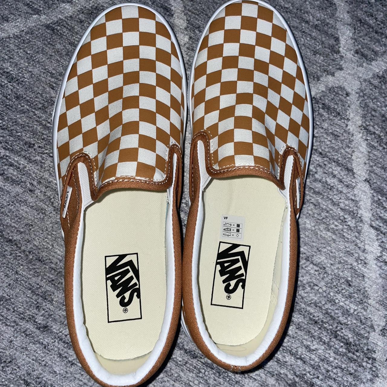 Vans slides shop brown